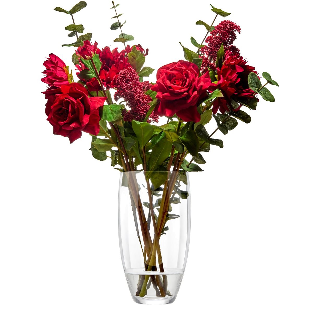 Blumenvase HAMPTON Glas klar 29cm