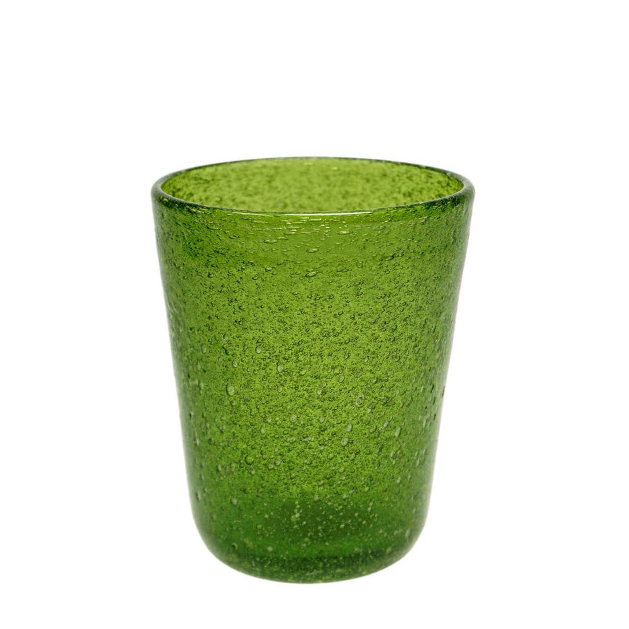 Trinkglas olivgrün mundgeblasen 300ml
