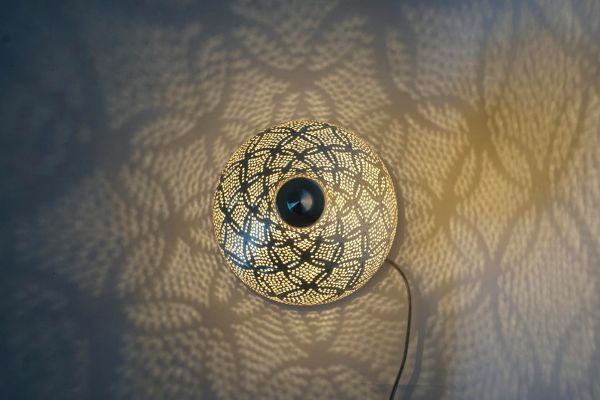 orientalische Lampe mit Muster