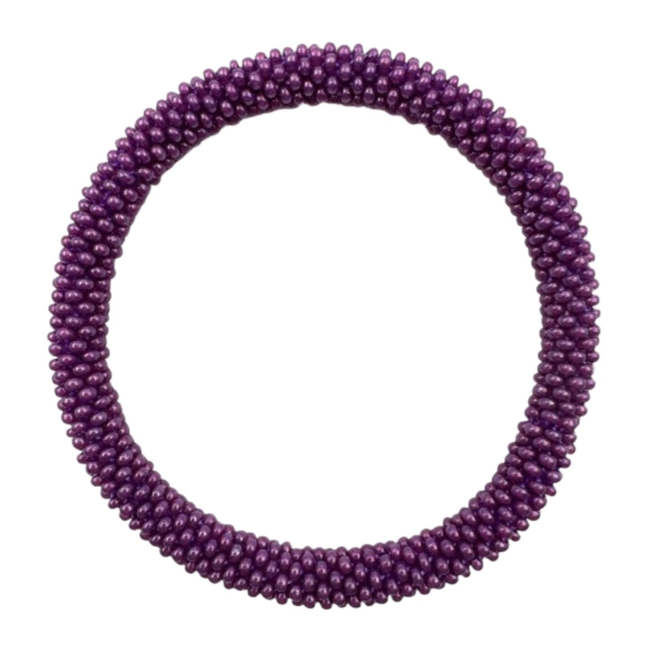 Purple Glasperlenarmband – Maison Kizo Nepal
