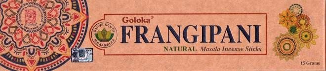 Goloka Natural Frangipani Räucherstäbchen Indien