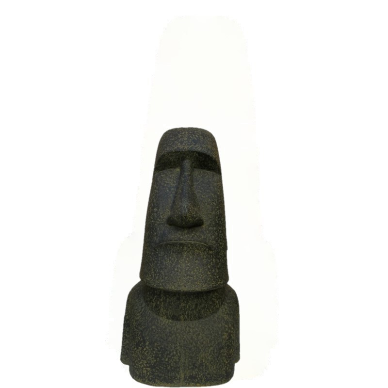 Moai Kopf - 100 cm - Steinguss - 60 kg - ein Highlight für Ihr Zuhause - Indonesien