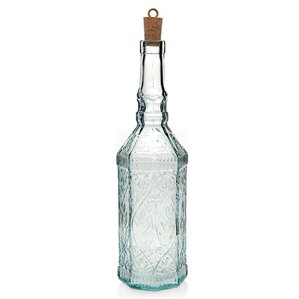Glasflasche Fiesole 720 ml mit Kork