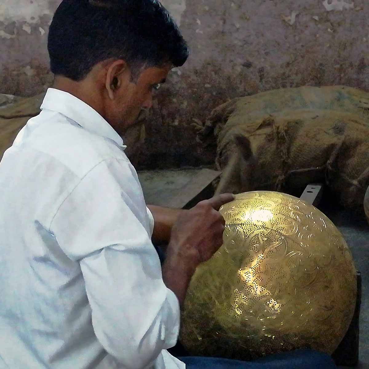 Herstellung_orientalische_Lampen