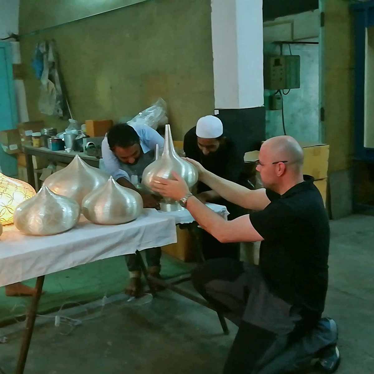 Herstellung_orientalische_Lampen_3