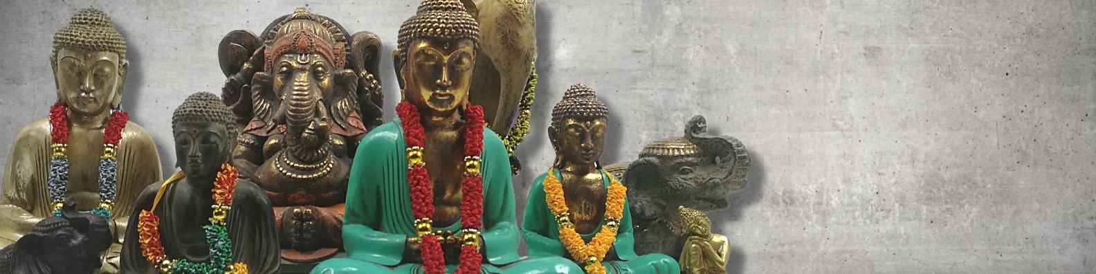 Buddha Figur aus Kunststoff Figuren aus Kunststoff