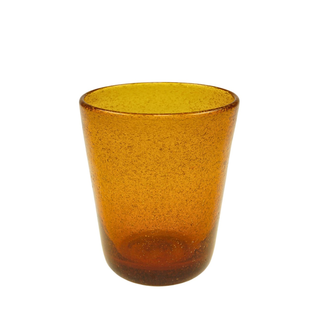 Trinkglas amber mundgeblasen 300ml